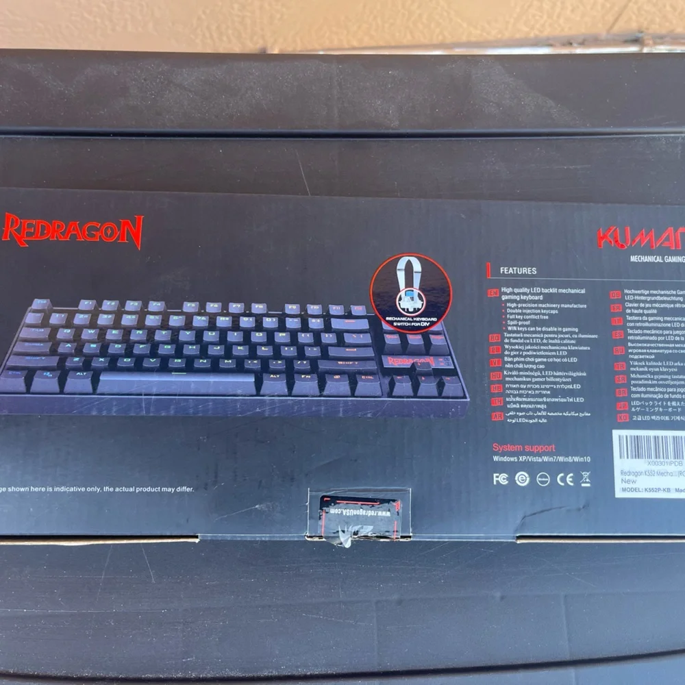 Redragon KUMARA K552 Red and RGB